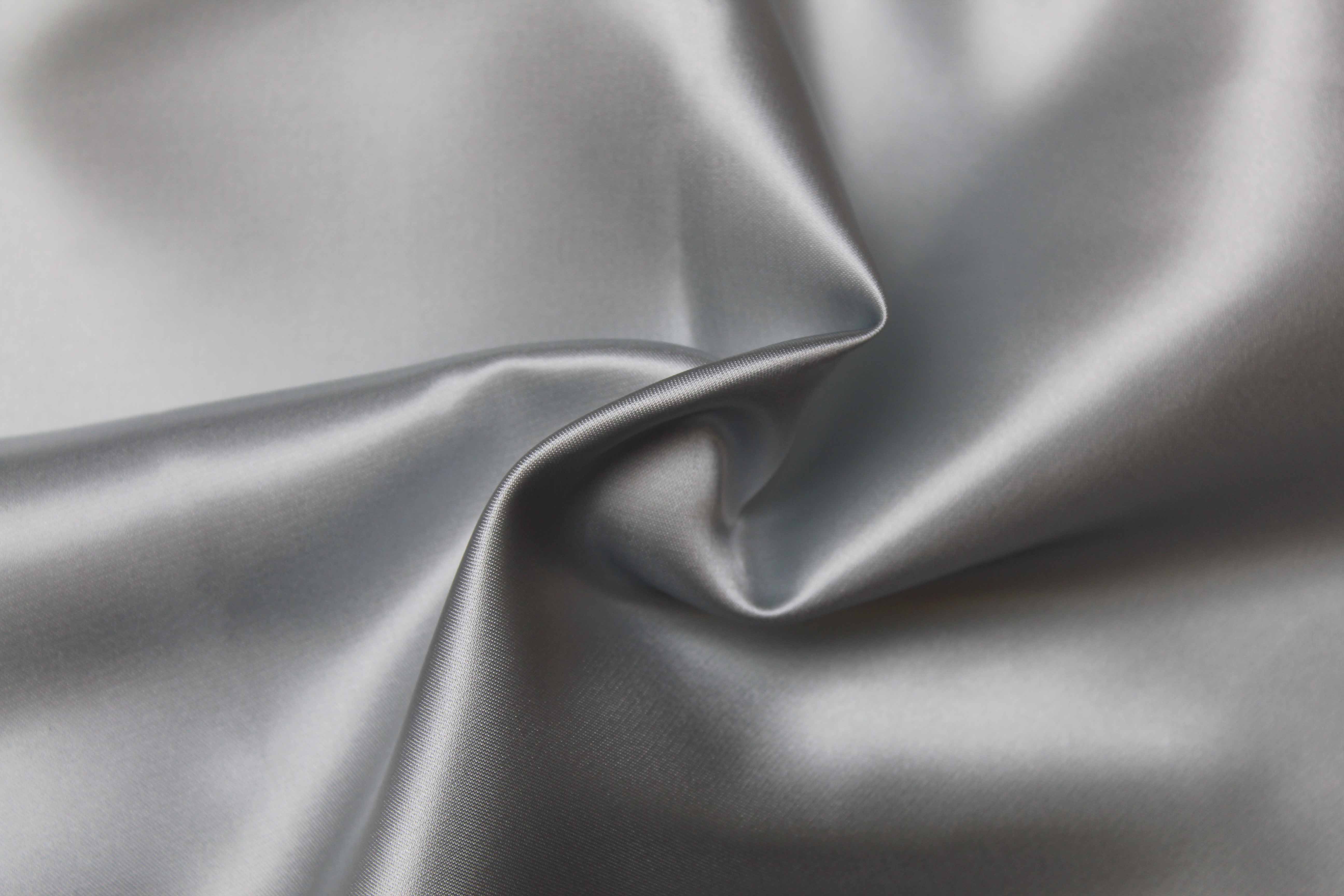 ACETATE SATIN - SILVER